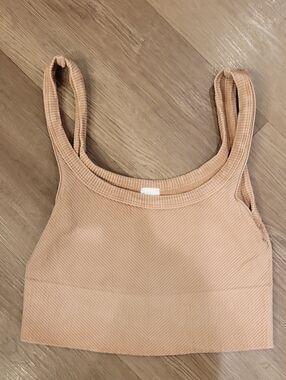 Nikibiki Nude/ Beige Crop Top Tank NWOT